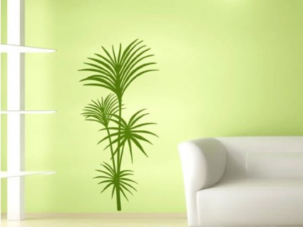 Samolepky na stěnu - Tropická palma