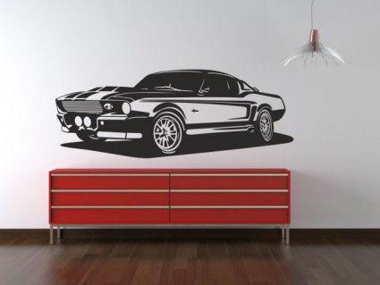 Samolepky na zeď - Ford Mustang
