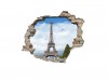 Samolepka na zeď - Samolepka 3D Paříž