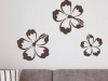 Dekorace na stěnu - Rozfoukané květy