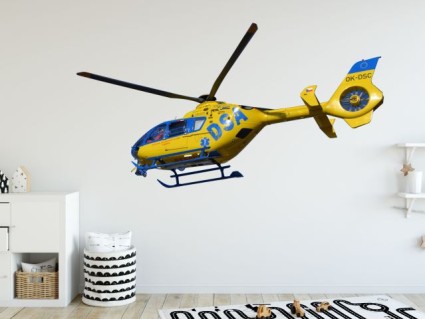 Samolepky na zeď - Vrtulník Eurocopter