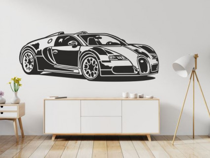 Samolepky na zeď - Bugatti Veyron