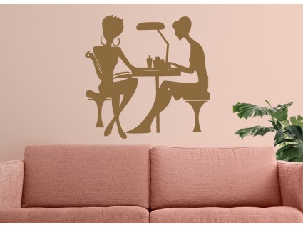 Samolepky na zeď - Modeláž nehtů