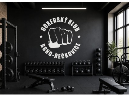 Samolepicí dekorace - Boxerský klub