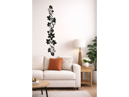 Samolepky na zeď - Svislé květy