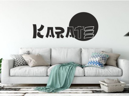 Dekorace na zeď - Karate