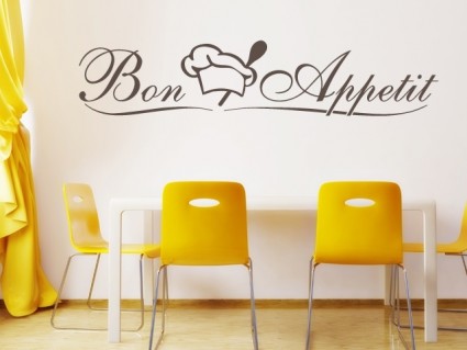 Samolepky na zeď - Bon Appetit