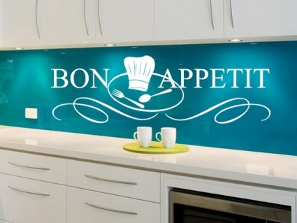 Samolepka na zeď - Bon Appetit