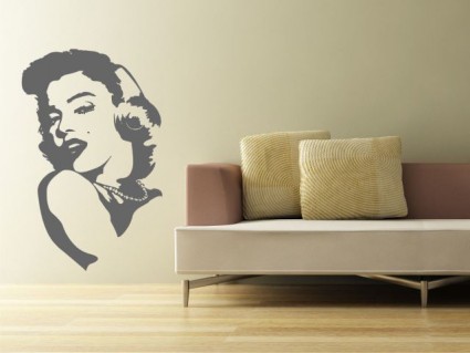 Samolepka na zeď - Marilyn Monroe