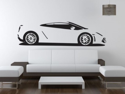 Samolepky na zeď - Lamborghini Gallardo
