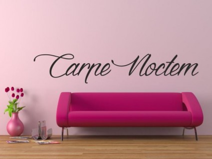 Samolepky na zeď - Carpe noctem