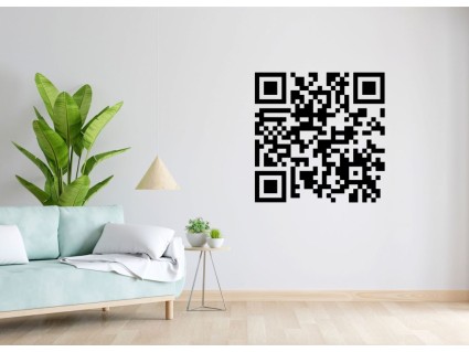 Nálepky na zeď - Vlastní QR kód