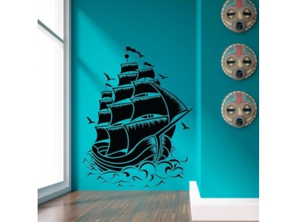 Bytové dekorace - Pirátská loď