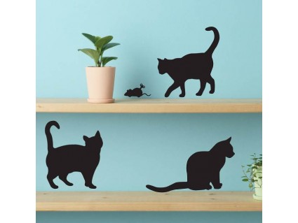 Nálepky na zeď - Kočičky