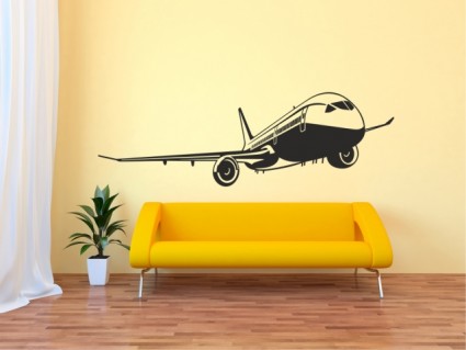Samolepka na zeď - Dopravní letadlo