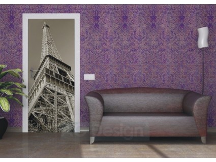 Fototapety na dveře - Eiffelova věž